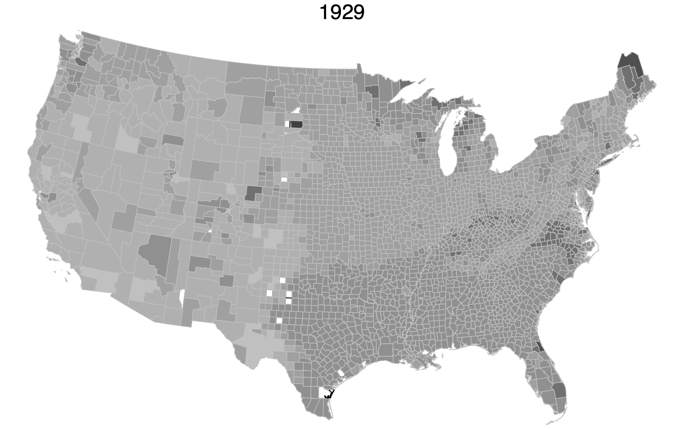 Crop revenue index 1929